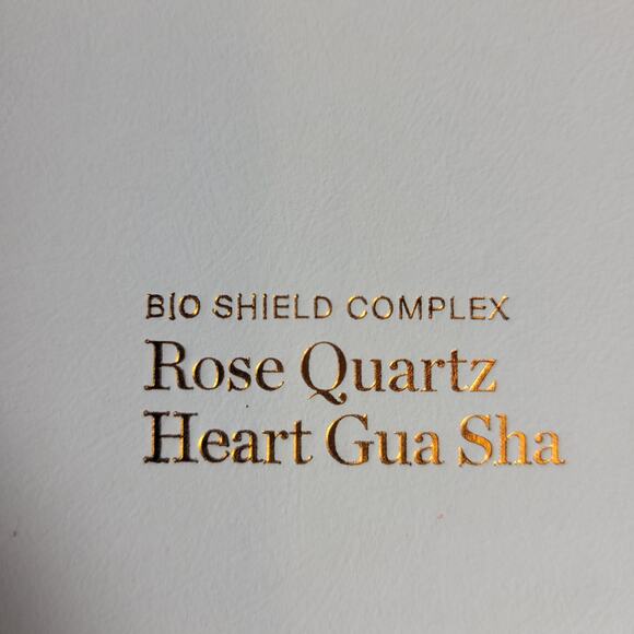 Seacret Rose Quartz Heart Gua Sha Facial Massage Stone Bio Shield Complex NEW - Picture 5 of 5
